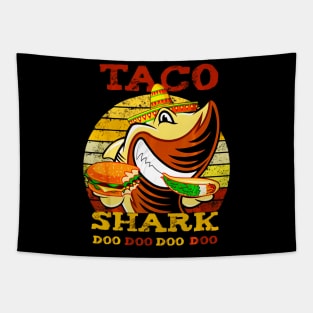 Cinco De Mayo Baby Toddler Taco Shark Tapestry