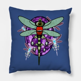 Dragonflies in Space Pillow