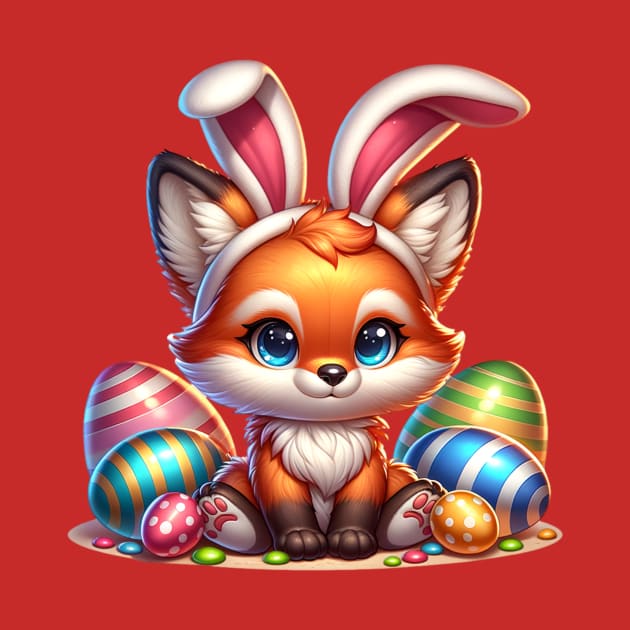 Easter Fox by FoxSplatter