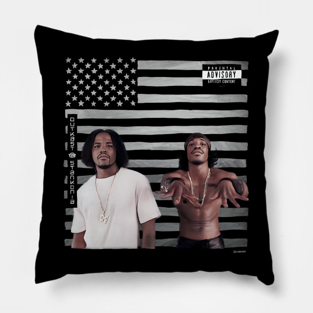 OutKast Stankonia Pillow by Art Simpson