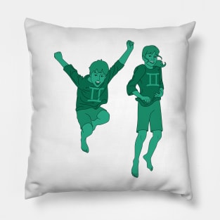 Gemini (Jungle Green) Pillow