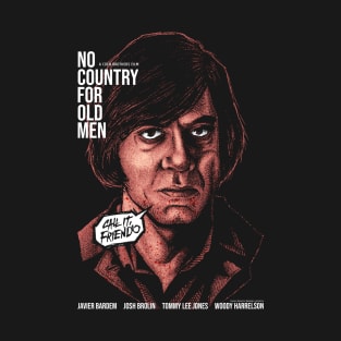 No Country for Old Men, Javier Bardem, Cult Classic T-Shirt