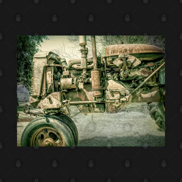 Country Time Memories Antique Tractor photograph by art64