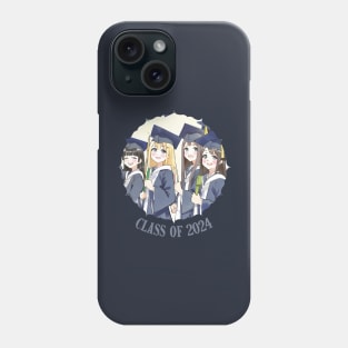 Anime Girls Graduating Class 2024 Phone Case