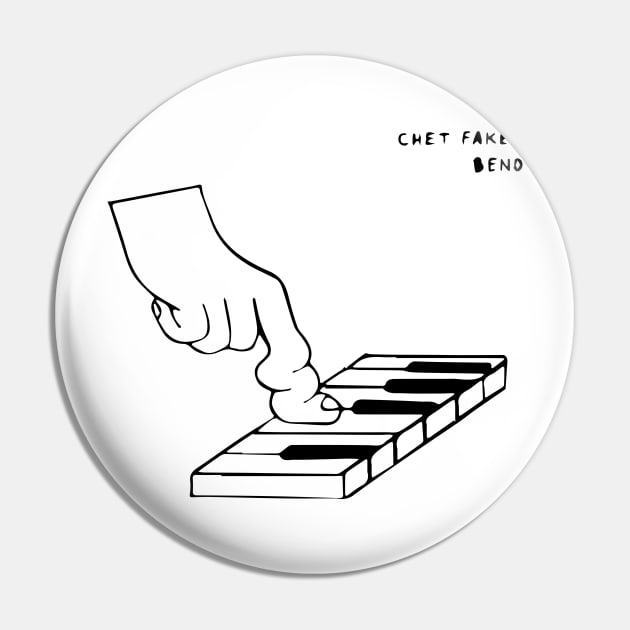 Chet Faker Bend Pin by FaixaPreta