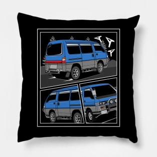 Jdm delica comic style 2 Pillow