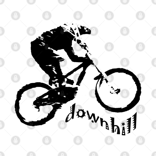 mountain bike downhill by rickylabellevie