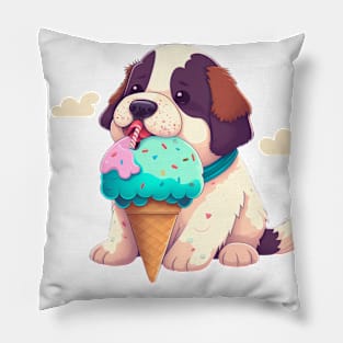 I LOVE ICE CREAM Pillow