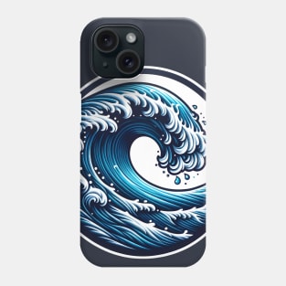 Great wave surf Phone Case