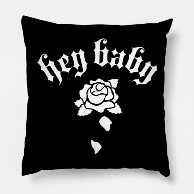 Hey Babe Pillow by stvieseicon