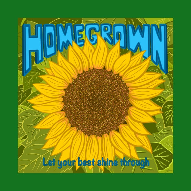 Homegrown Sunflower by doubletony