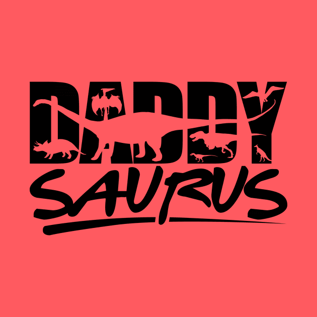 Daddy Saurus Shirt Papa Saurus Funny Birthday Gift by stonefruit