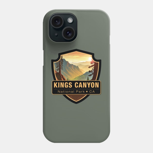 Kings Canyon National Park Phone Case by Curious World