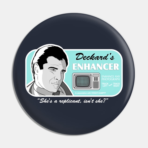 Deckard's Enhancer Pin by SwanStarDesigns