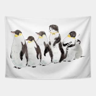 Penguin Cat Tapestry