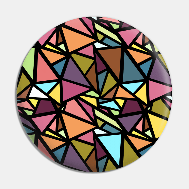 Colorful triangles pattern 6 Pin by B&K