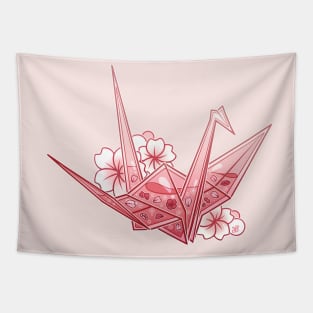 Sakura Crane Tapestry