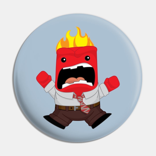 Mr Anger Pin by gravelskies