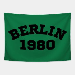 Vintage Berlin 1980 Retro Tapestry