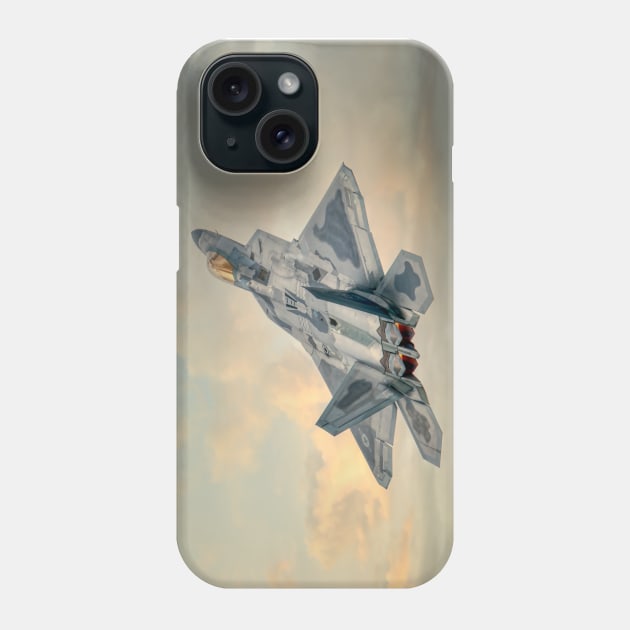 F22 Raptor Phone Case by SteveHClark