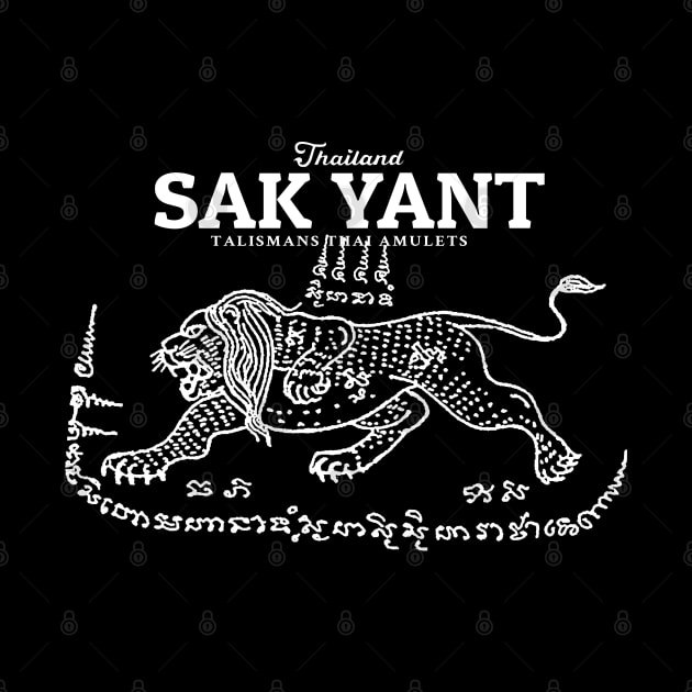 Sak Yant Lion by KewaleeTee