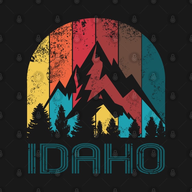 Retro Idaho Design  for Men Women and Kids by HopeandHobby