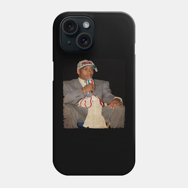 Young Allen Iverson Vintage Phone Case by CAH BLUSUKAN