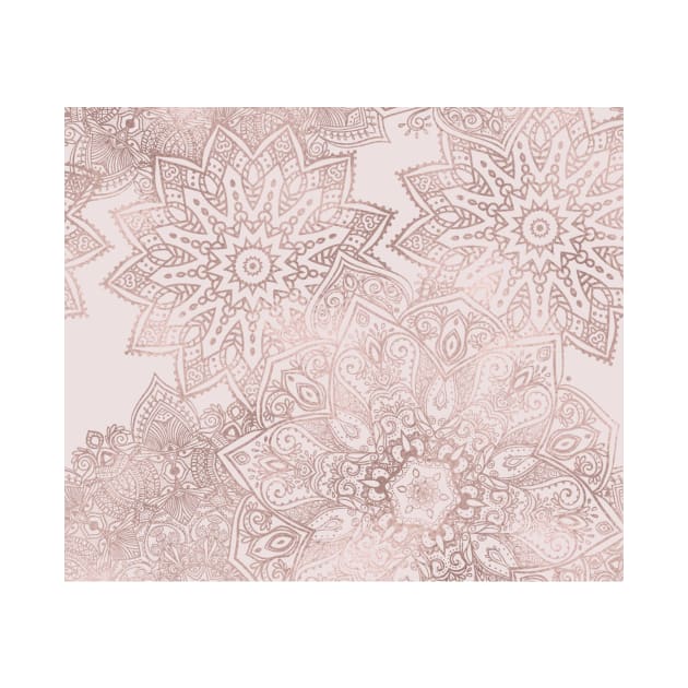 Rose gold mandala - blush pink by RoseAesthetic