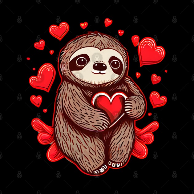 Sloth Valentines by pako-valor