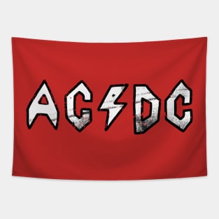 Butt-Head AC/DC Distressed - White Tapestry