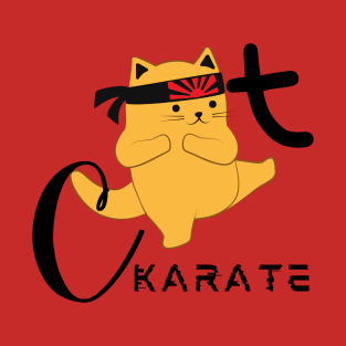 Cute KARATE Cat T-Shirt