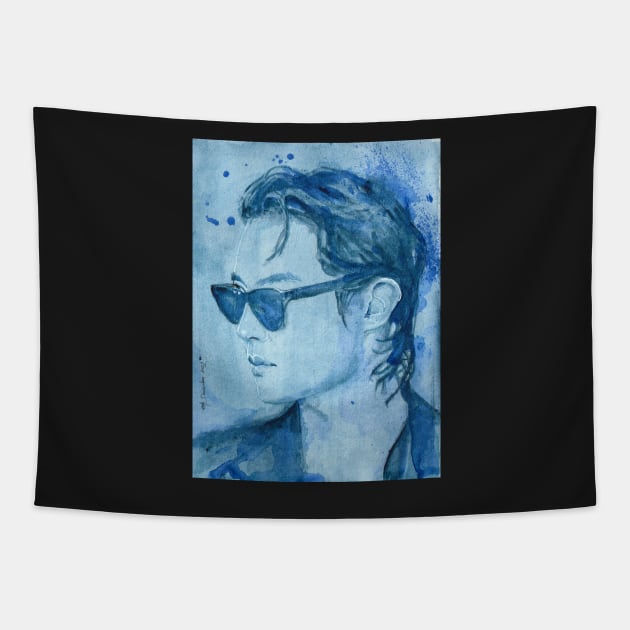 Indigo JHope Tapestry by emopod