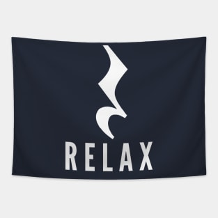 Relax - Quarter Note Rest with a Twist Tapestry