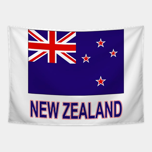 The Pride of New Zealand - National Flag Design Tapestry by Naves