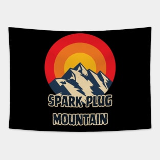 Spark Plug Mountain Tapestry