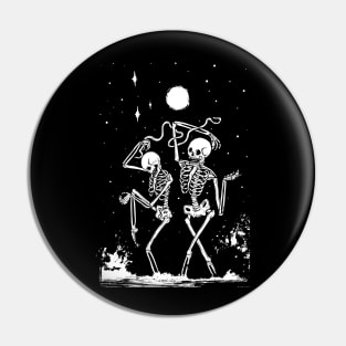 Skeleton Dance And We Felt Alive Pin