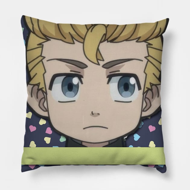 another sweet rebel boy in love Pillow by Sakura Girl Boutique