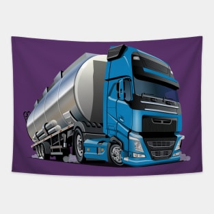 Cartoon truck Tapestry