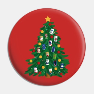 Merry Beermas for Beer lovers Pin