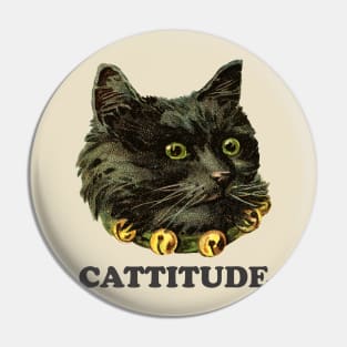 Cattitude Bad-Ass Kitty Pin