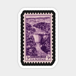 Boulder Dam Stamp Magnet