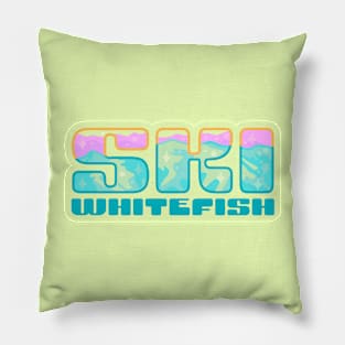 Ski Whitefish Pillow