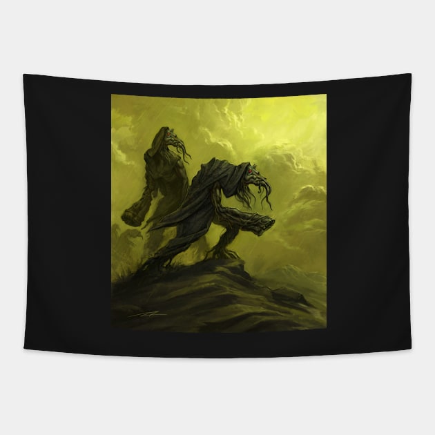 Creatures Tapestry by AlanLathwell