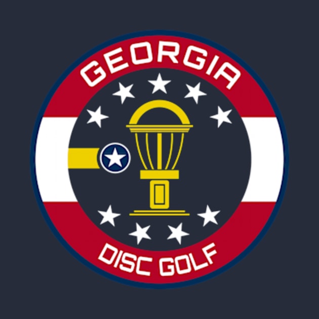 Georgia Disc Golf Flag by grahamwilliams