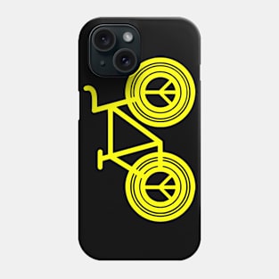 Ride for Peace (yellow) Phone Case