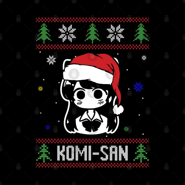 KOMI_SAN Christmas Pattern by Madelyn_Frere