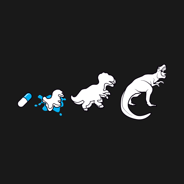 Modern Theory of Evolution T-Rex Dinosaurs by natural20shirts