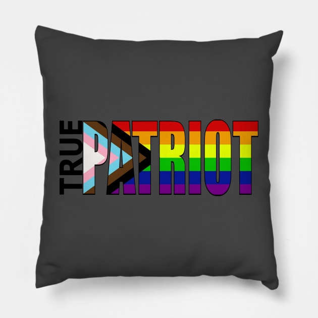 True Patriot Pillow by strangemenagerie