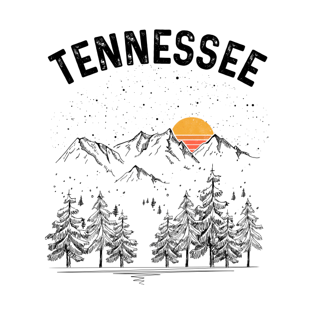 Tennessee State Vintage Retro by DanYoungOfficial