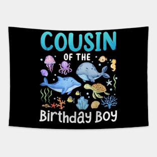 Cousin Of The Birthday Girl Sea Fish Ocean Animals Family Tapestry